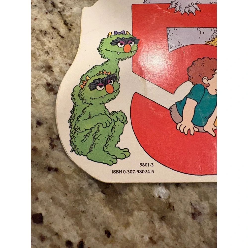 Sesame Street People in My Family Golden Shape Book Featuring Jim Henson Muppets